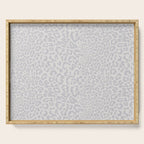 Snow Leopard Print Serving Tray Gallery Image 1