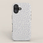 Snow Leopard Print iPhone Case Gallery Image 1