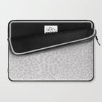 Snow Leopard Print Laptop Sleeve Gallery Image 2