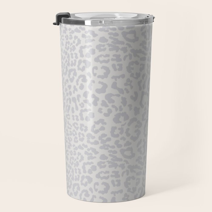 Snow Leopard Print Travel Mug Gallery Image 3