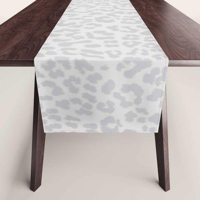 Snow Leopard Print Table Runner Gallery Image 1