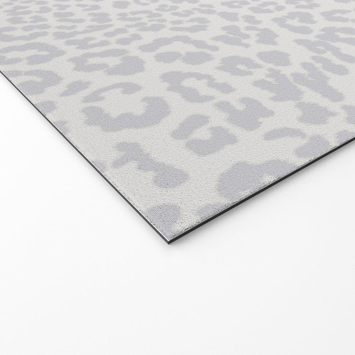 Snow Leopard Print Welcome Mat Gallery Image 2