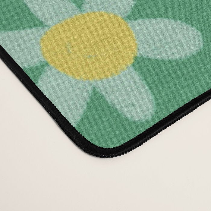 Green checkerboard Desk Mat Gallery Image 4