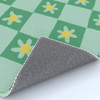 Green checkerboard Rug Gallery Image 4