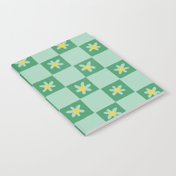Green checkerboard Notebook Gallery Image 2