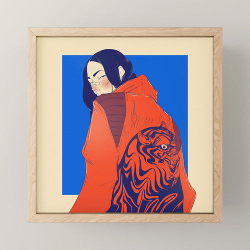 Tiger Jacket Mini Art Print Gallery Image 1