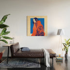 Tiger jacket Wood Wall Art Gallery Image 2