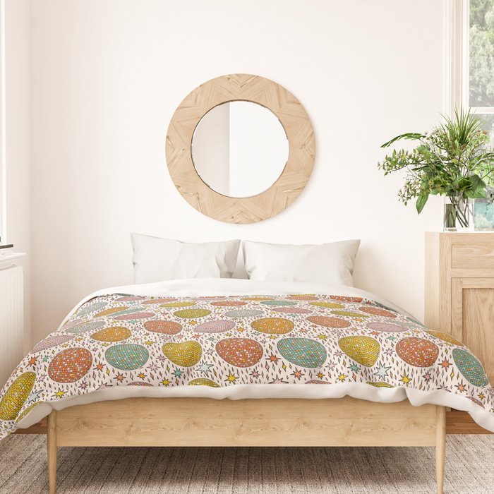Rainbow Disco Ball Print Duvet Cover Gallery Image 3