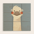 Emu, Animal Portrait Wood Wall Art Gallery Image 1