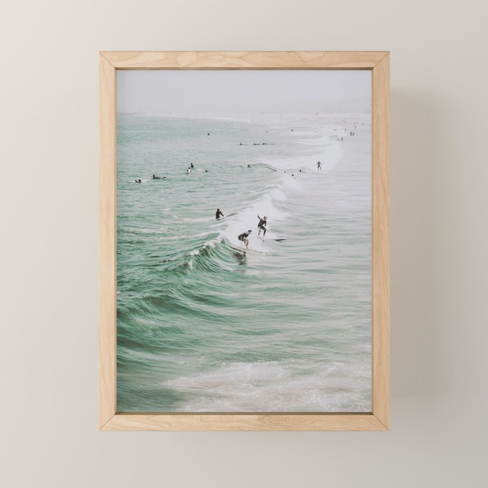 lets surf iv - venice beach - california Mini Art Print Gallery Image 1