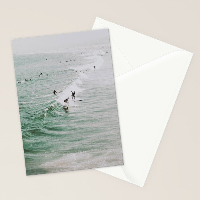 lets surf iv - venice beach - california Stationery Card Gallery Image 2