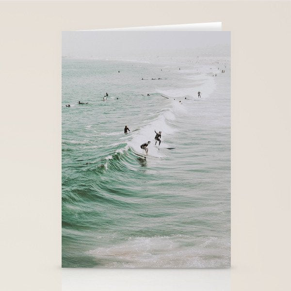 lets surf iv - venice beach - california Stationery Card Gallery Image 2