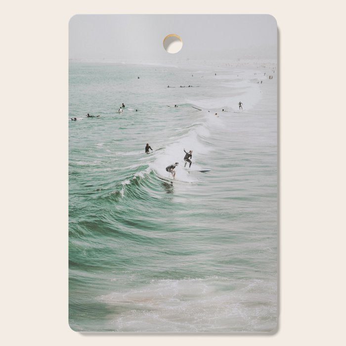 lets surf iv - venice beach - california Cutting Board Gallery Image 1