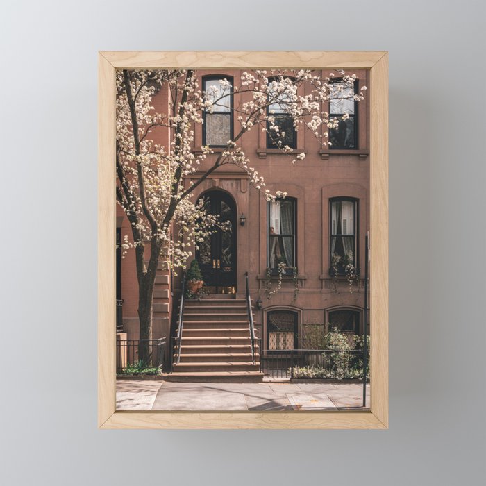 Brooklyn Heights Brownstones 03 Mini Art Print Gallery Image 1