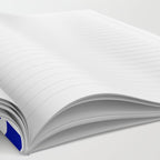 Blue Geometric Mid Century Modern Rektangel Pattern Notebook Gallery Image 2