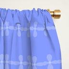Soft Lavender Petal Pattern Window Curtain Gallery Image 2