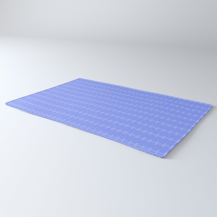 Soft Lavender Petal Pattern Rug Gallery Image 3