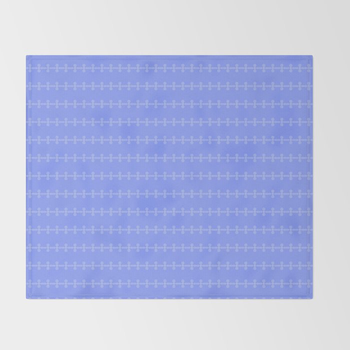 Soft Lavender Petal Pattern Throw Blanket Gallery Image 2