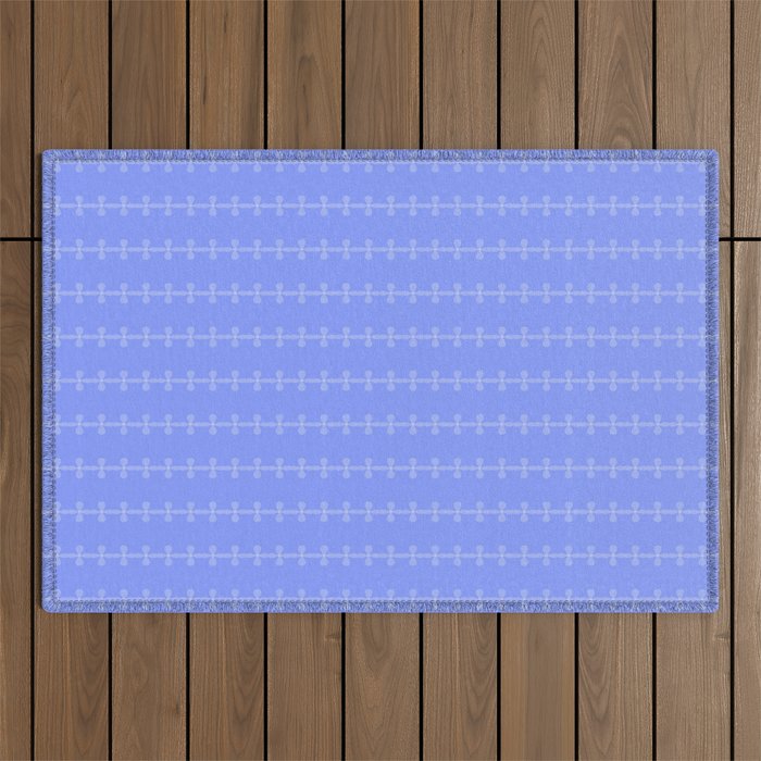 Soft Lavender Petal Pattern Outdoor Rug Gallery Image 1