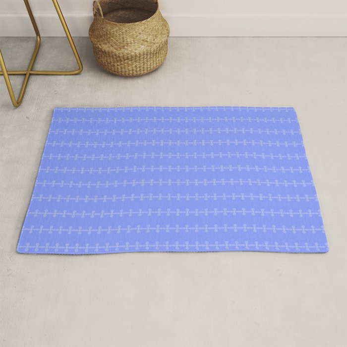 Soft Lavender Petal Pattern Rug Gallery Image 1
