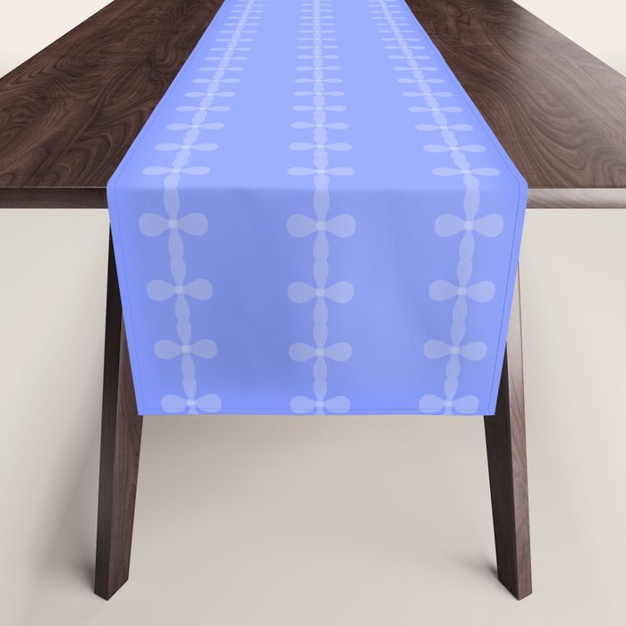 Soft Lavender Petal Pattern Table Runner Gallery Image 1