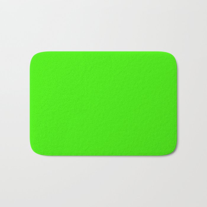 Neon Green Bath Mat Gallery Image 1