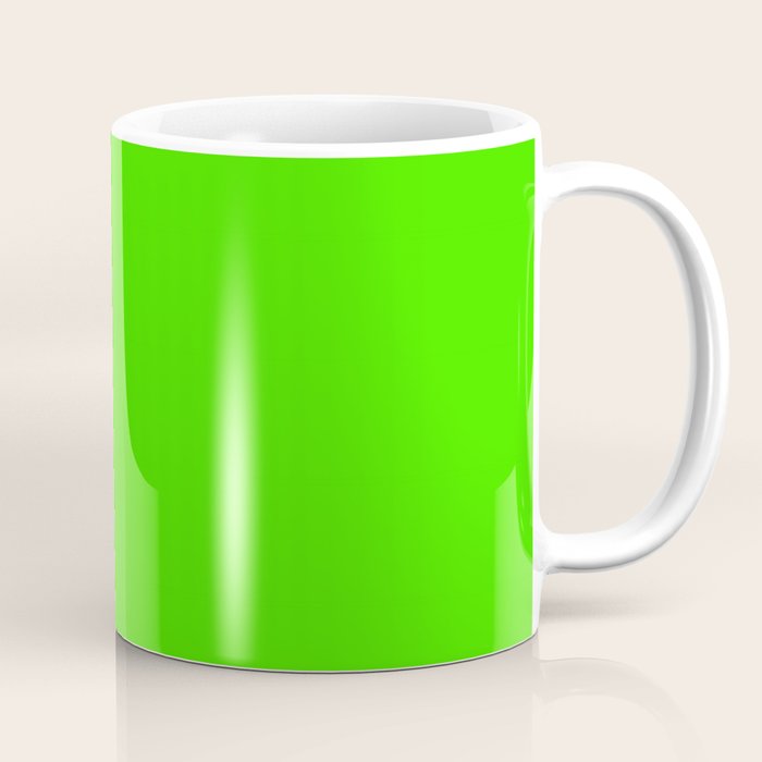 Neon Green Coffee Mug Gallery Image 1