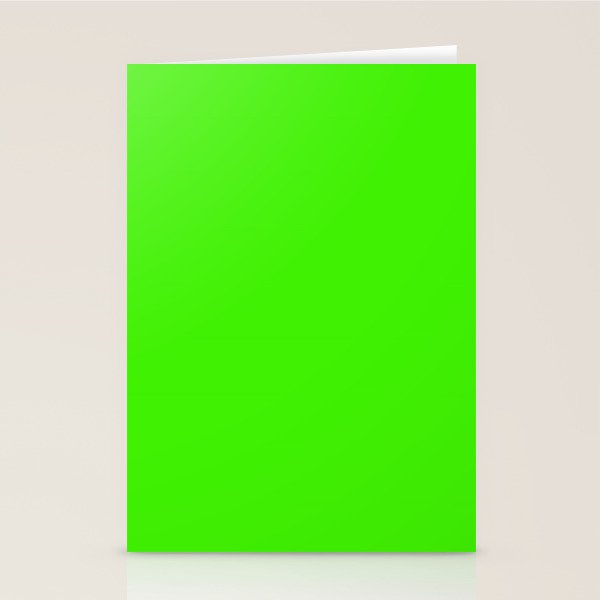 Neon Green Stationery Card Gallery Image 2