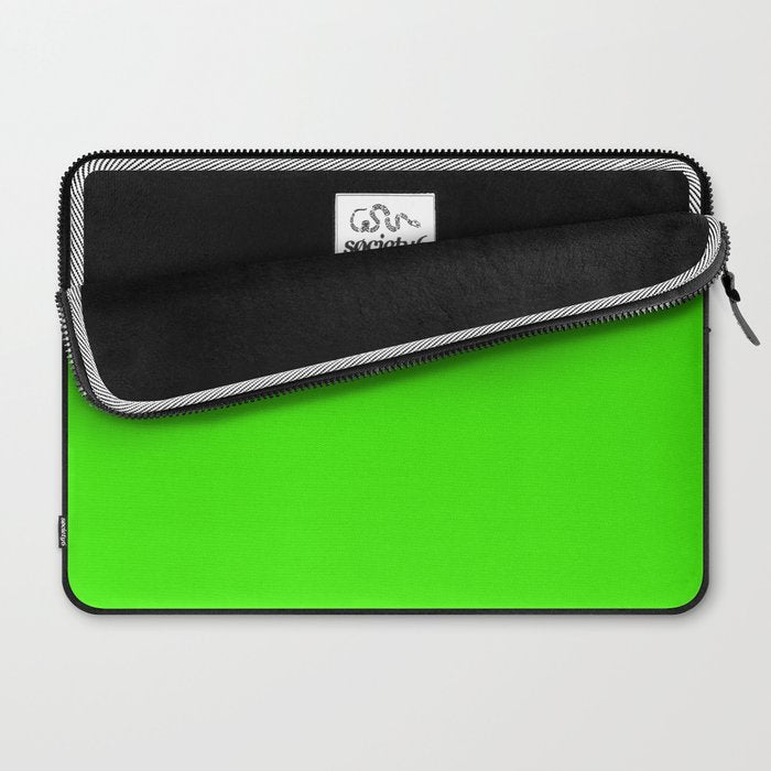 Neon Green Laptop Sleeve Gallery Image 2