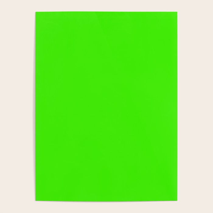 Neon Green Poster Gallery Image 1