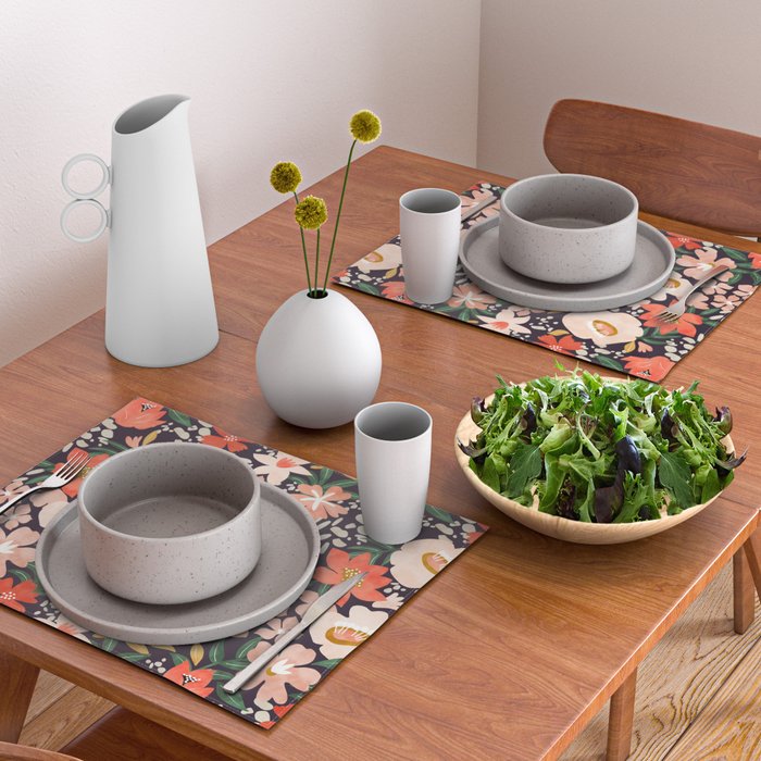 Modern meadow blooming Placemat Gallery Image 2