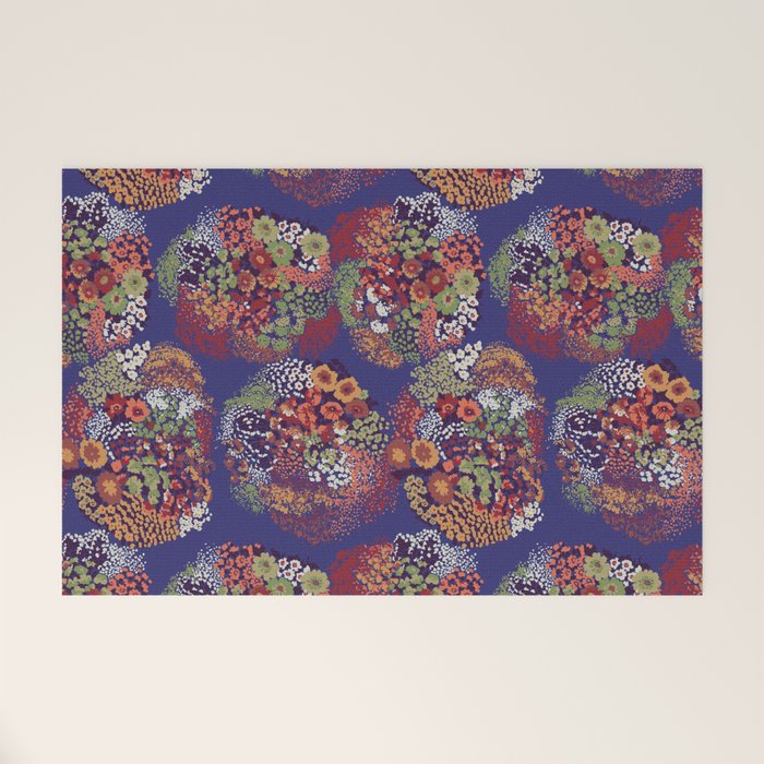 Grandma's Vintage Fabric Welcome Mat Gallery Image 1