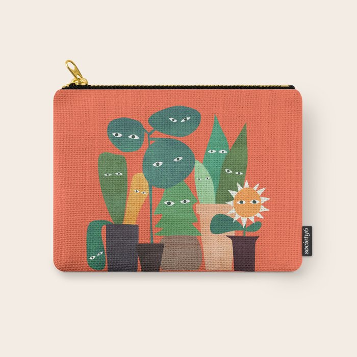 The plants are watching (paranoidos maximucho) Carry All Pouch Gallery Image 1