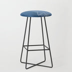 NASA Space Shuttle Blueprint in High Resolution (light blue)  Stool Gallery Image 1