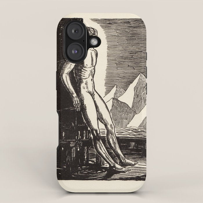 "Day" by Rockwell Kent (1919) iPhone Case Gallery Image 1