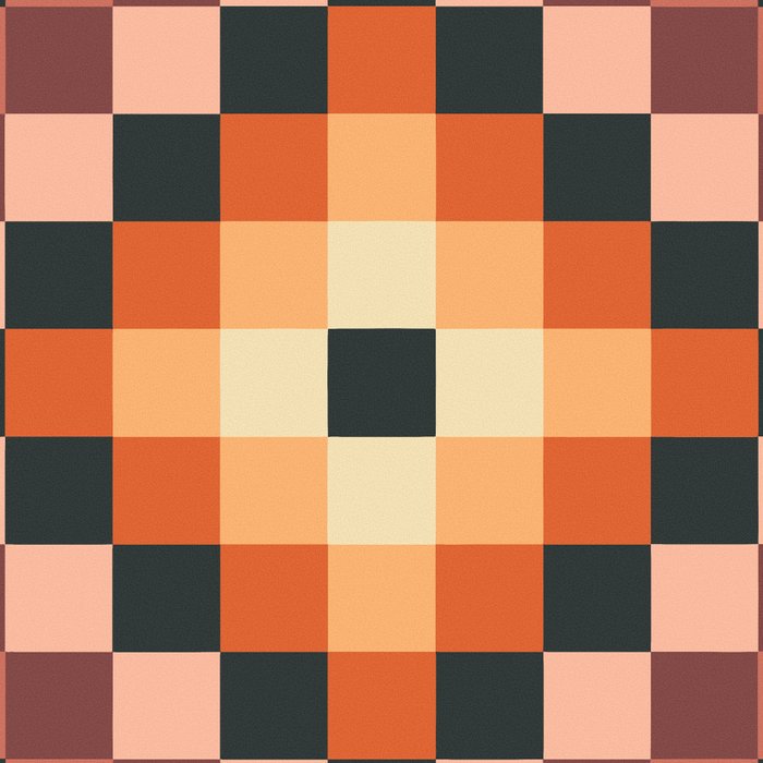70s color squares pattern  Coffee Mug Gallery Image 2