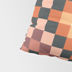 70s color squares pattern  Pillow Sham Gallery Image 4