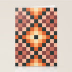 70s color squares pattern  Stationery Card Gallery Image 2