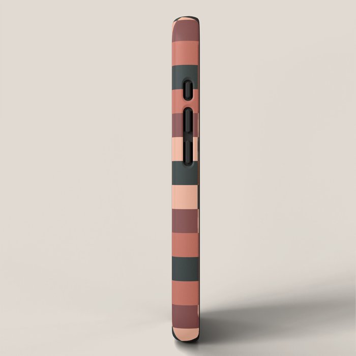 70s color squares pattern  iPhone Case Gallery Image 2