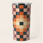 70s color squares pattern  Travel Mug Gallery Image 1