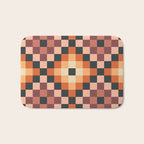 70s color squares pattern  Bath Mat Gallery Image 1
