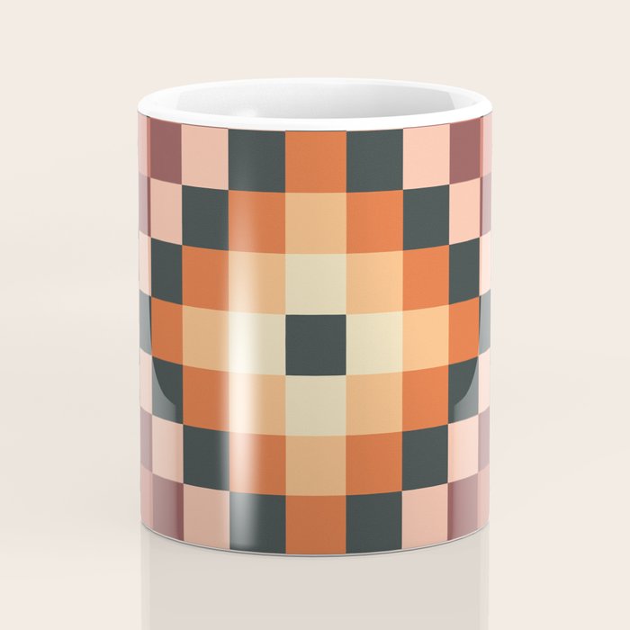 70s color squares pattern  Coffee Mug Gallery Image 4