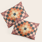 70s color squares pattern  Pillow Sham Gallery Image 3