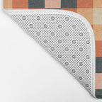 70s color squares pattern  Bath Mat Gallery Image 2