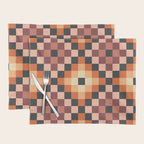 70s color squares pattern  Placemat Gallery Image 1
