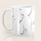 Diverse people paper cut crowd pattern Coffee Mug Gallery Image 3