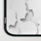 Diverse people paper cut crowd pattern Laptop Sleeve Gallery Image 3