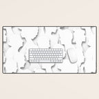 Diverse people paper cut crowd pattern Desk Mat Gallery Image 1