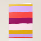 Sunset Stripes Stationery Card Gallery Image 2