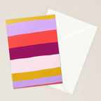 Sunset Stripes Stationery Card Gallery Image 2